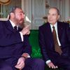 Fidel Castro a Francois Mitterrand