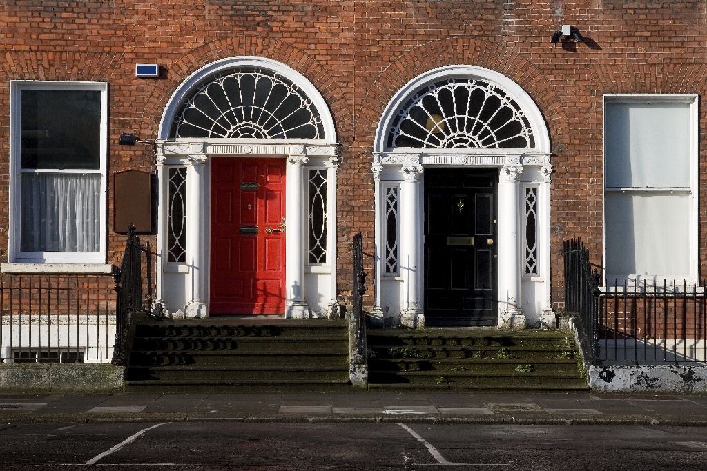georgiánské dveře, Dublin