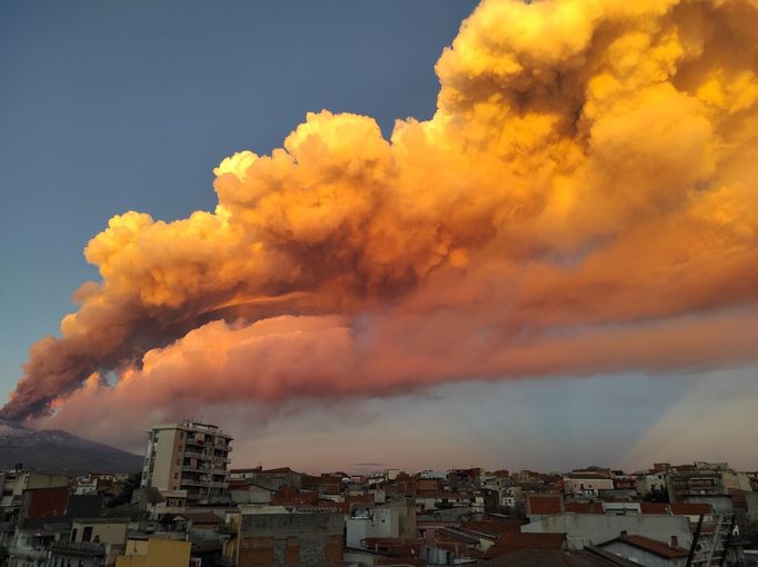 Sopka Etna