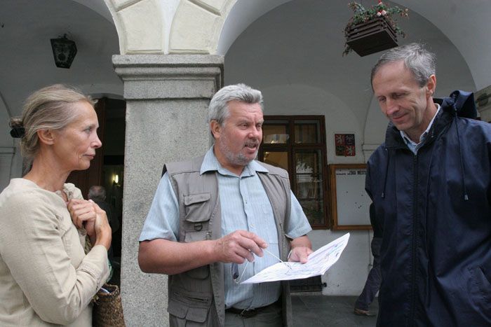 Silnice skrz Trhové Sviny
