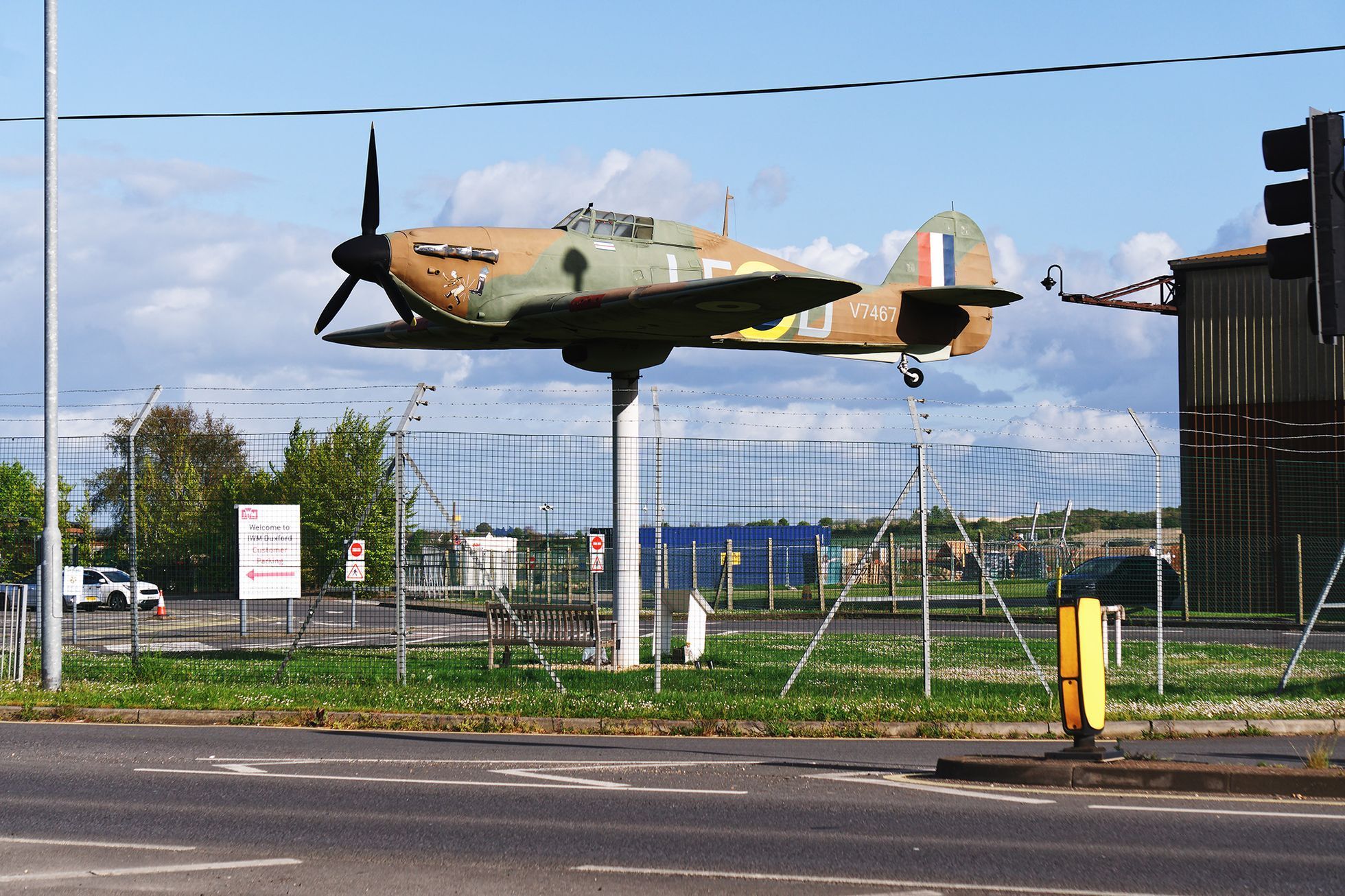 Letiště v Duxfordu, ze kterého vzlétali do Bitvy o Británii čeští stíhači ze 310. a 312. stíhací perutě RAF