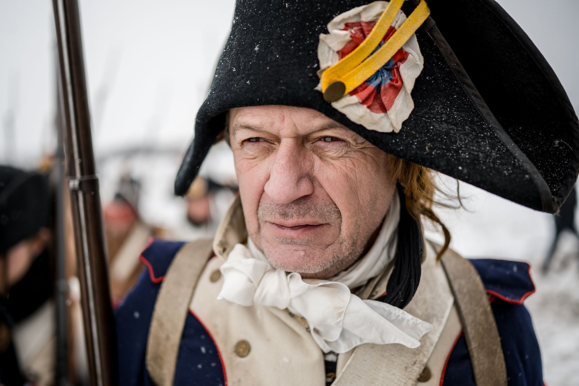 Napoleon, Slavkov, bitva rekonstrukce, 2023, voják, vojáci, Magazín