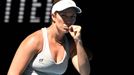 Australian Open 2022: Danielle Collinsová v utkání třetího kola.