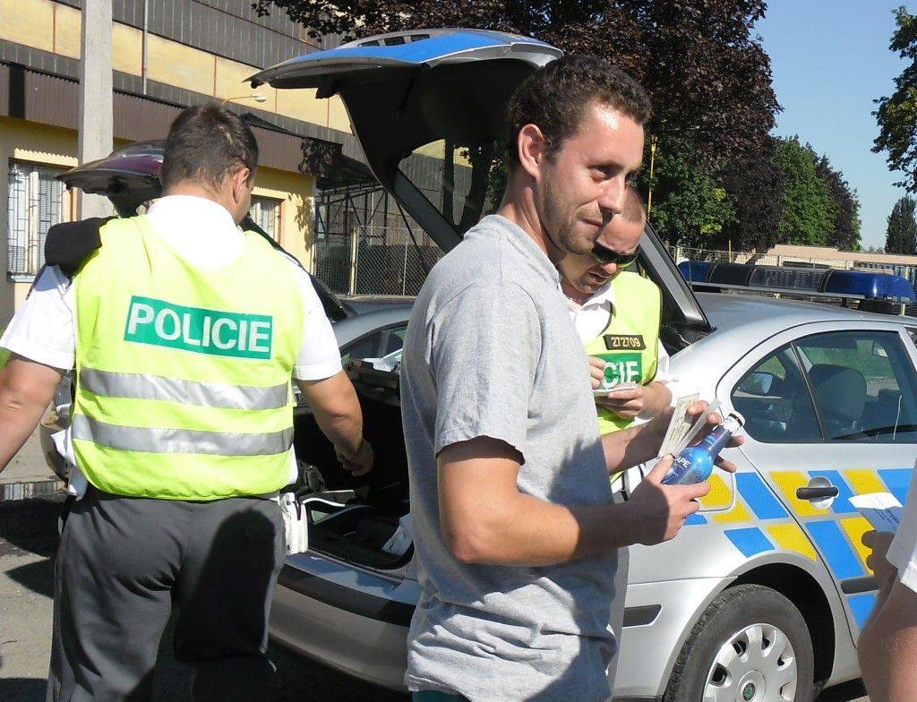 Dopravní policie - řidič - nealkoholické pivo