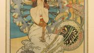 Alfons Mucha: Monaco Monte-Carlo. F. Champenois, Paříž, Francie, 1897, barevná litografie.