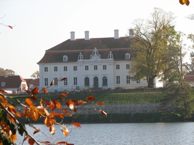 Vládní zámek Meseburg v Braniborsku.