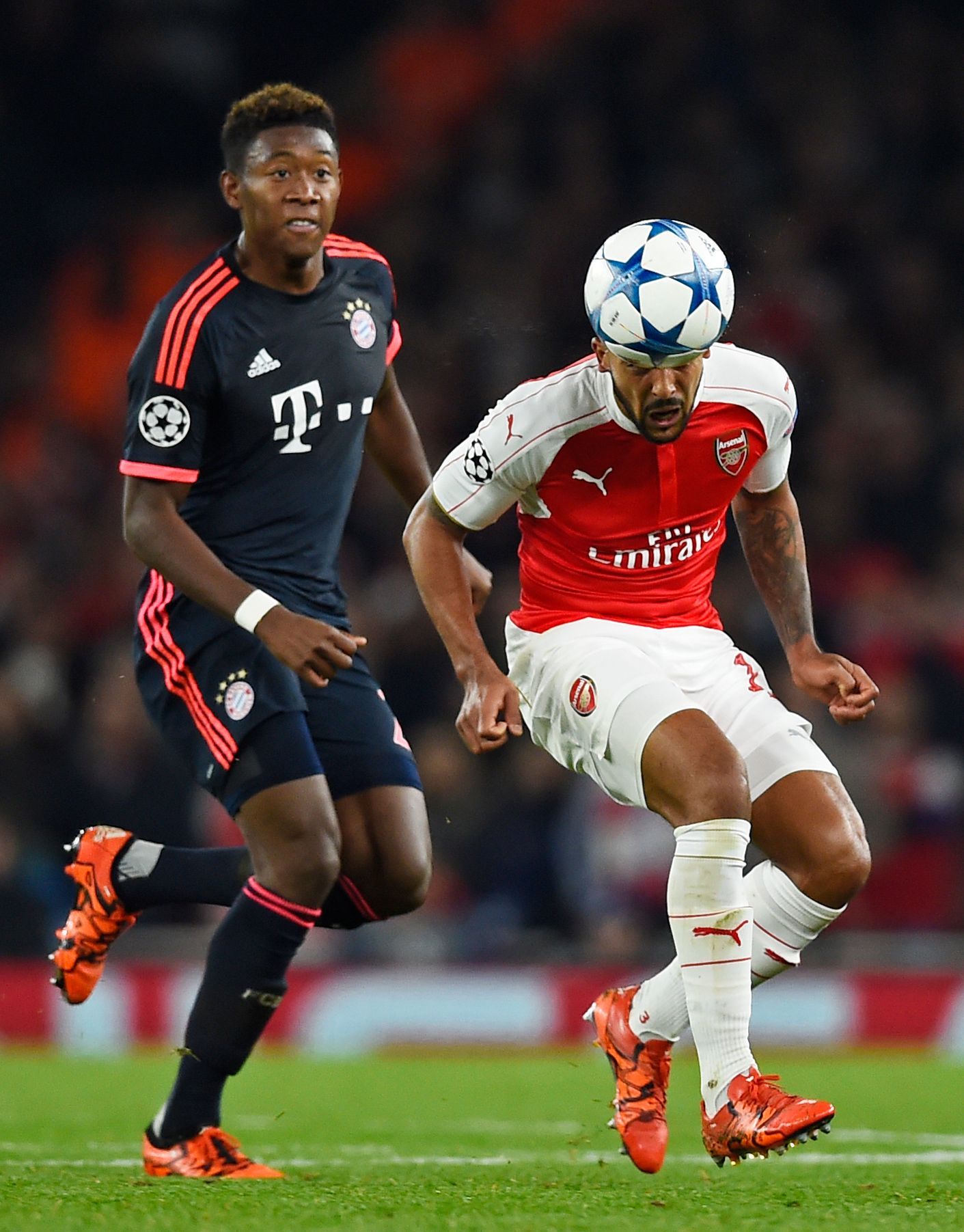 LM, Arsenal-Bayern: Theo Walcott - David Alaba