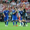 červená karta pro Papastathopulose v zápase Polsko - Řecko