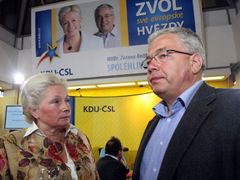Jednička a dvojka lidovecké kandidátky: Zuzana Roithová a Jan Březina.