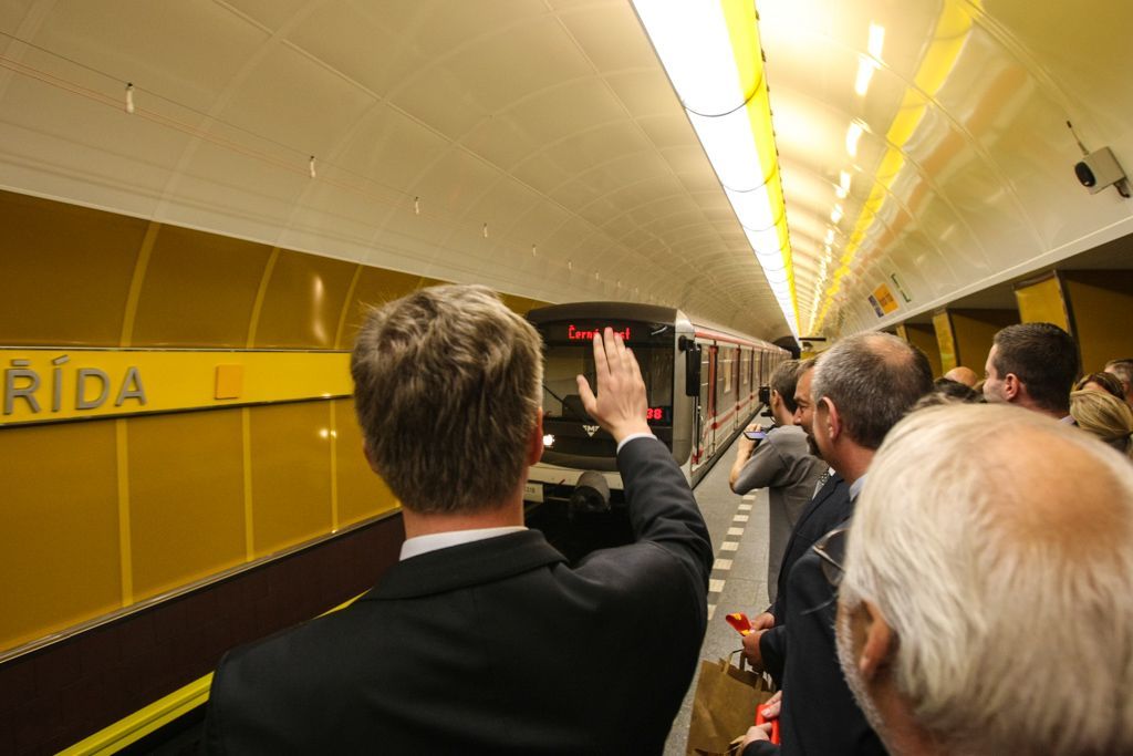 Znovuotevřená stanice Národní třída
