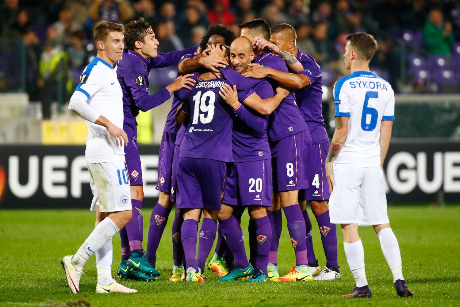 EL, Fiorentina - Slovan Liberec: radost Fiorentiny