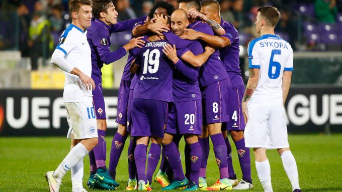 EL, Fiorentina - Slovan Liberec: radost Fiorentiny