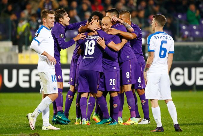 EL, Fiorentina - Slovan Liberec: radost Fiorentiny