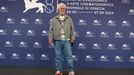 Režisér Pedro Almodóvar na benátském festivalu.