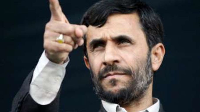 Íránský prezident Mahmud Ahmadínežád.