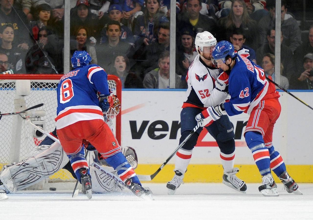 NHL: NY Rangers - Washington Capitals, 1. zápas (Artem Anisimov, gól)