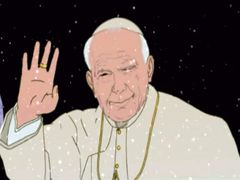 Papež Jan Pavel II. v animovaném filmu