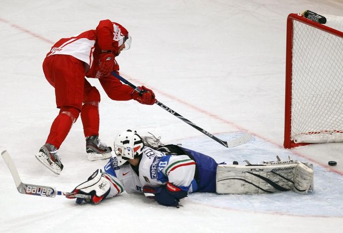 MS v hokeji 2012: Itálie - Dánsko (Jesper Jensen)