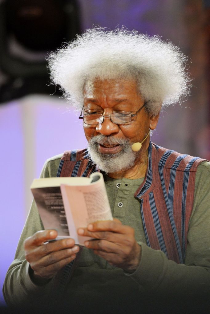 Wole Soyinka na Festivalu spisovatelů.