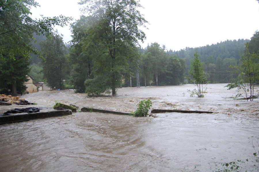 Povodně srpen 2010 - Jánská