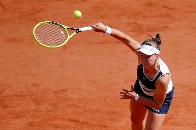 Barbora Krejčíková v osmifinále French Open 2021