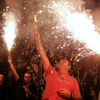 Příznivci socialistů PASOK slaví úspěch v řeckých volbách