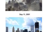 Na stejném místě, v různou dobu. Tragické 11. září 2001 a klidný 10. srpen 2011 v New Yorku.