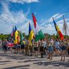 Středoevropské Jamboree skaut průvod