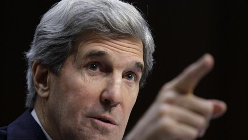 John Kerry na snímku z 24. ledna 2013, kdy zahraničnímu výboru Senátu vysvětloval, proč by se měl stát ministrem.