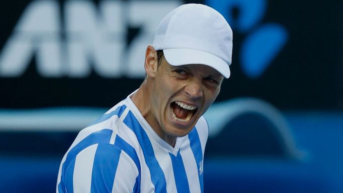 Tomáš Berdych prochází Australian Open jako nůž máslem. Podle Jaroslava Navrátila by mu měly ušetřené síly pomoci k překonání světové trojky Davida Ferrera.