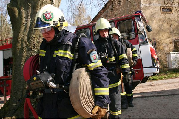 požární cvičení Lemberk