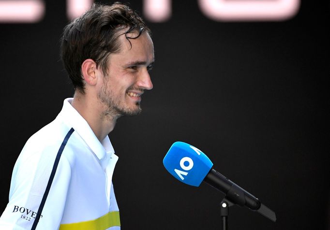 Daniil Medveděv ve čtvrtfinále Australian Open 2021