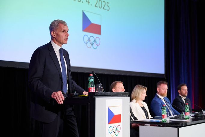Předseda Českého olympijského výboru (ČOV) Jiří Kejval .