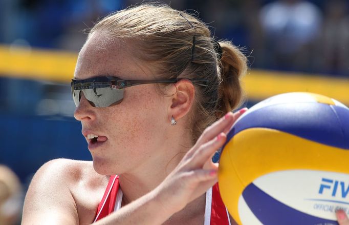 Kristýna Kolocová a Markéta Sluková na turnaji v Praze