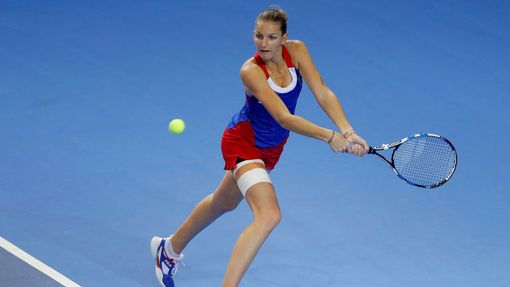 Fed Cu 2016, finále Francie-ČR, 2. den: Karolína Plíšková
