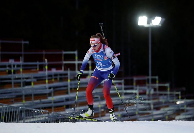 Ivona Fialková ve sprintu žen v rámci SP v Novém Městě na Moravě