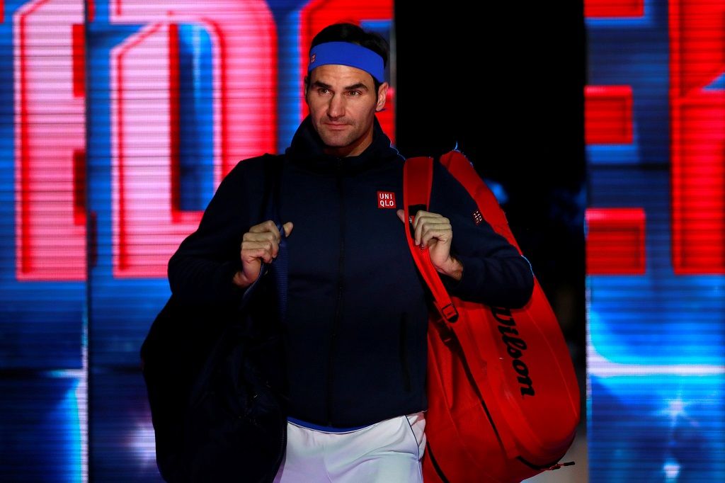 Roger Federer na Turnaji mistrů 2018