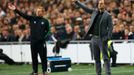 Trenéři Neil Lennon a Frank De Boer v utkání Ligy mistrů