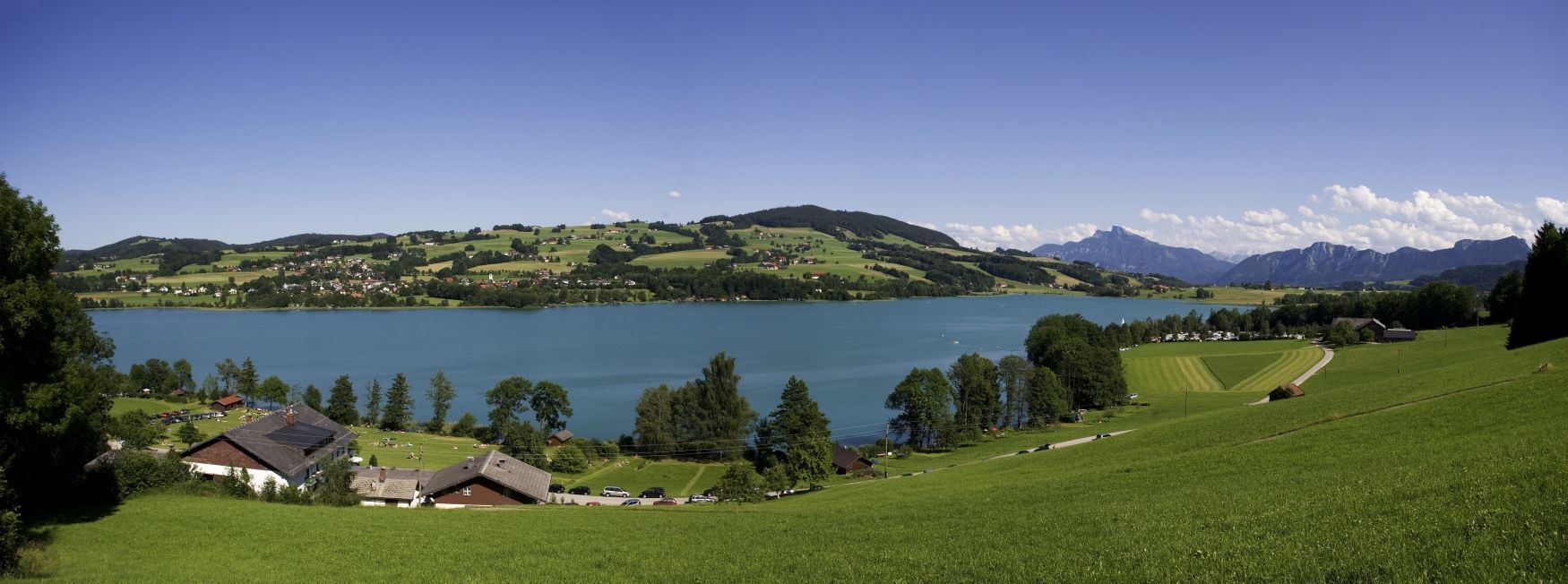 Jezero Irrsee v Rakousku