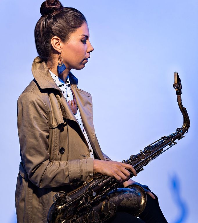 Jazzová saxofonistka Melissa Aldana.