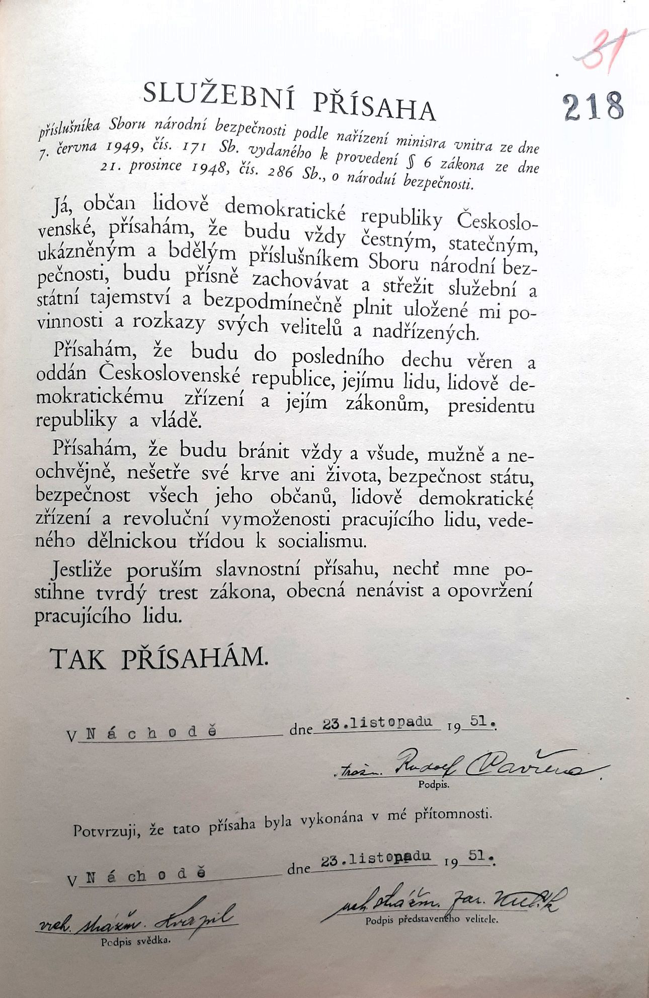 Smrt příslušníka SNB Rudolfa Vavřeny