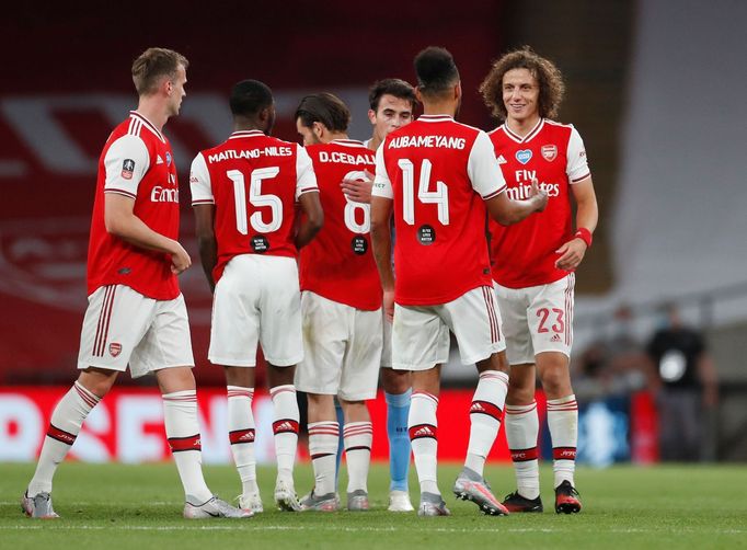 Semifinále FA Cupu 2019/20, Arsenal - Manchester City: Radost domácích fotbalistů.