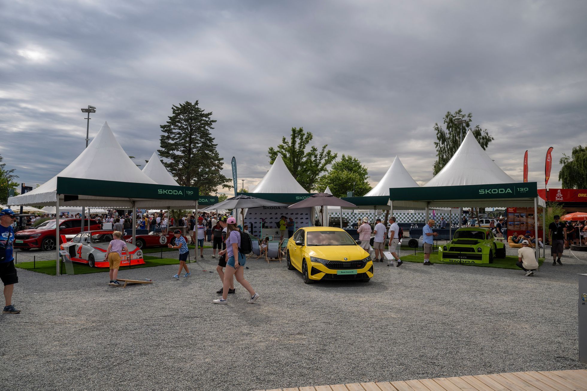 Le Mans Classic 2025 stánek Škoda
