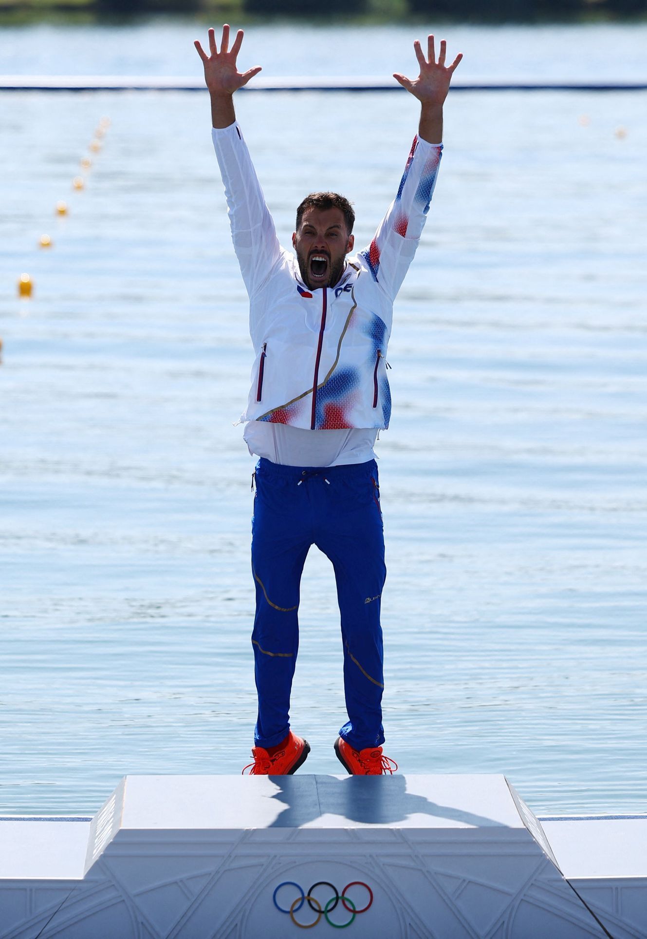 Sprint Canoe - Men's Kayak Single 1000m Victory Ceremony