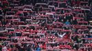 EPL, Slavia-Bohemians: fanoušci Slavie