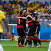 Radost Německa v semifinále proti Brazílii na MS ve fotbale 2014