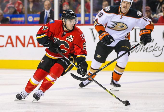 NHL: Anaheim Ducks at Calgary Flames (Hudler, Jackman)