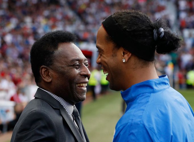 Ronaldinho a Pelé