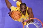 Lakers vyhráli v Detroitu o jediný bod, rozhodl Kobe Bryant