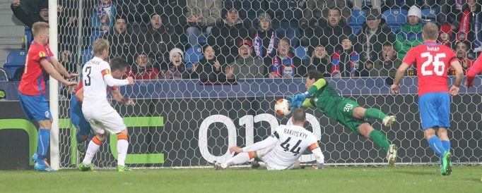 EL, Plzeň-Šachťar: gól Plzně na 1:0